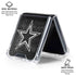 NFL Dallas Cowboys Black & White Galaxy Z Flip6 Clear Case